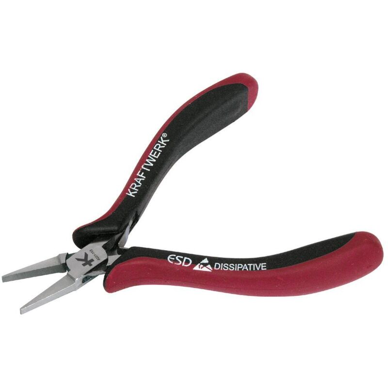 Pinza Hightech per elettronica, becchi piatti 115 mm