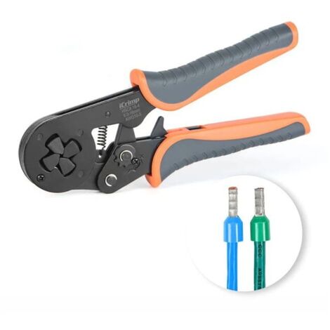Pinza in serie per crimpare boccole con estremità max 16 mm²