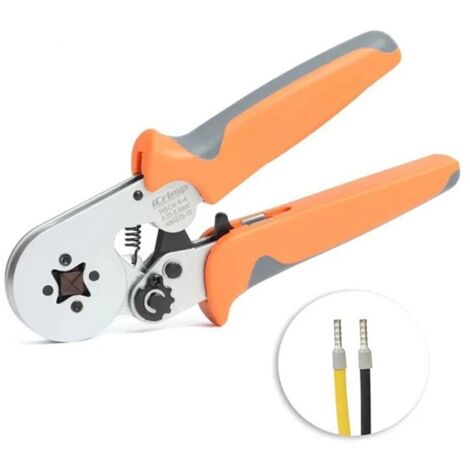 Pinza in serie per crimpare boccole con estremità max 6 mm²