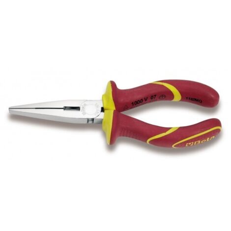 Pinza isolata 1000v becchi piatti lunghissimi diritti beta 1162mq - 160