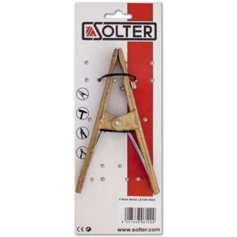 Pinza Masa Soldadura 400A Solter