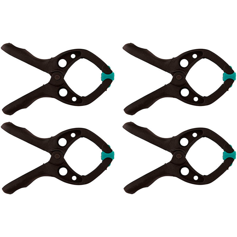 

WOLFCRAFT Pack 4 pinzas microfix con resorte 3432000 wolfcraft