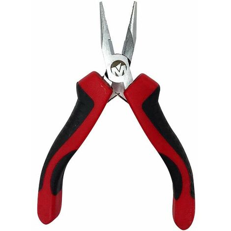 Pinza mini a becchi 1/2 tondi dritti 130mm cr-v