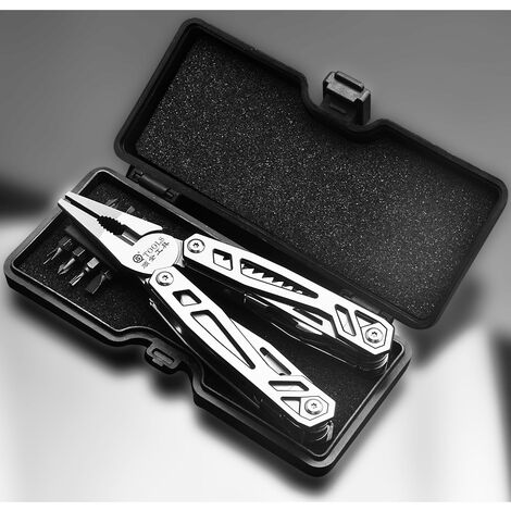 BIBURY Pinza Multiuso, Multitool in Acciaio Inox con Fodero Nylon  Portatile, Pinza Multifunzione Autobloccante, Pinza Pieghevole, Coltello  Multiuso per Esterno, Campeggio, Riparazione, Emergenza : : Fai da  te