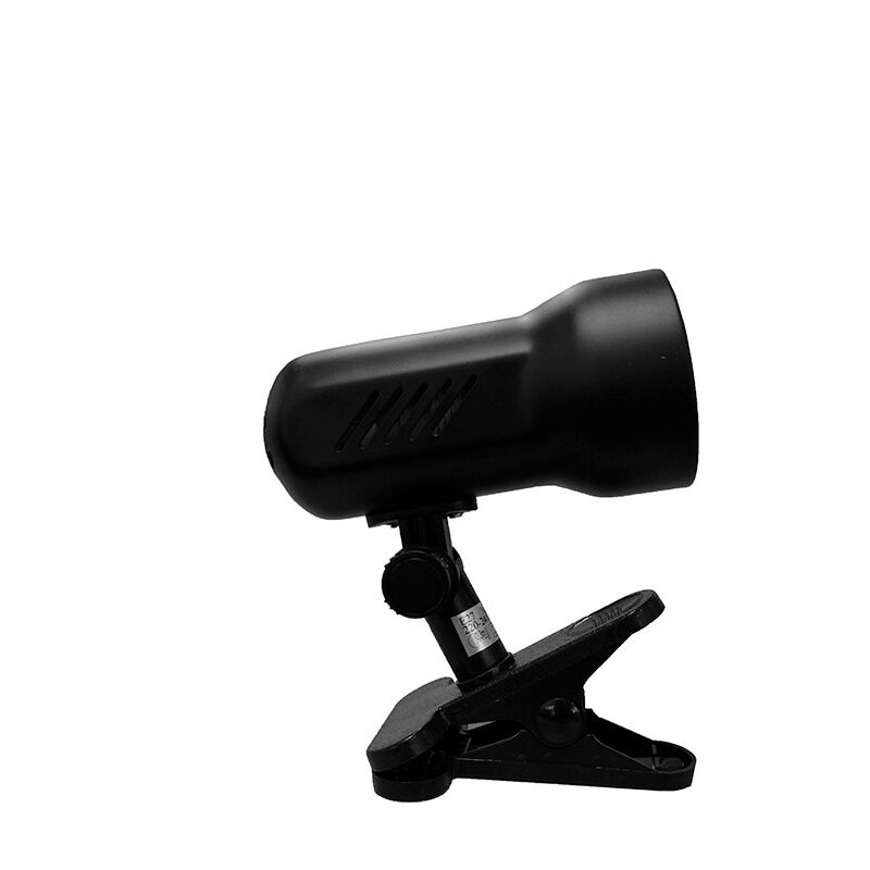 Foco Con Pinza Modelo Galaxy E27 60W Color Negro EDM