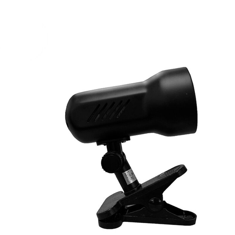 Foco Con Pinza Modelo Galaxy E27 60W Color Negro EDM