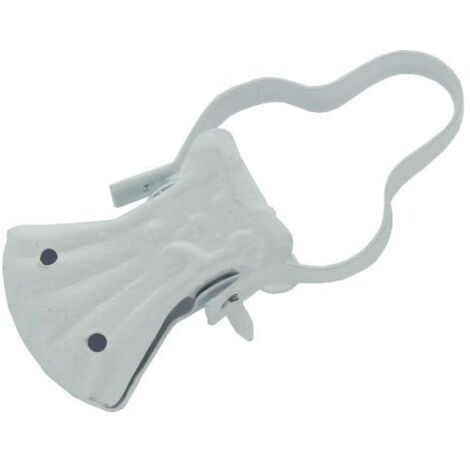 PINZA P/TENDE C/ARCO LACCATO BIANCO