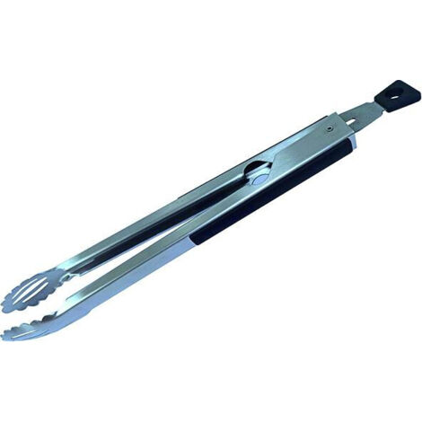 Pinza para barbacoa Sandri, inox con bloqueo, 46 cm