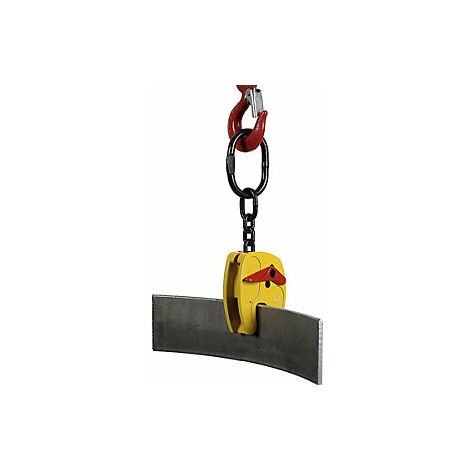 Pinza para chapa KS  margen de agarre 0 - 25 mm  carga máx