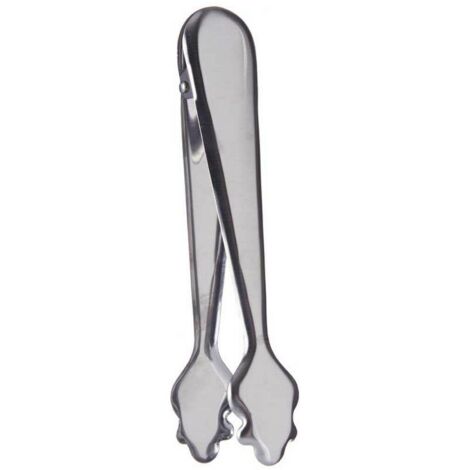 Pinza para hielo de 18 cm de acero inoxidable, ergonómica y fácil de limpiar - MARCA