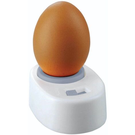 Pinza para huevos KitchenCraft con cierre de seguridad incorporado, plástico, blanco, 5,5 x 7,5 x 3 cm