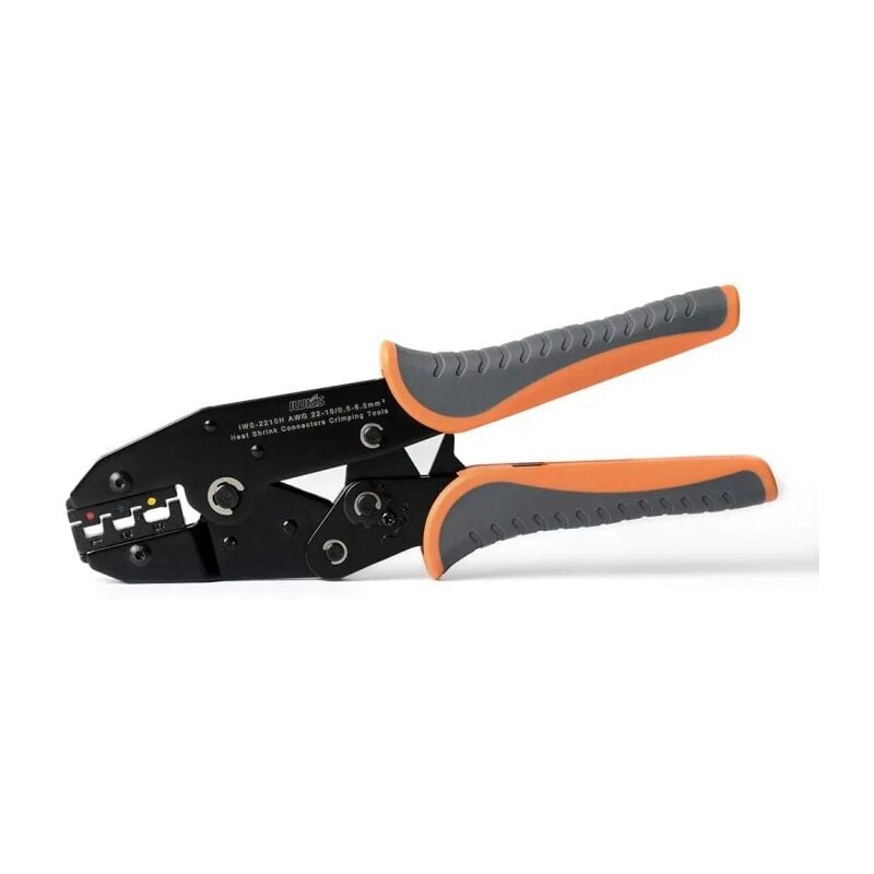 

Errebi Group - Pinza para terminales de horquilla, ojal y gancho termocontraíbles AWG 22-10