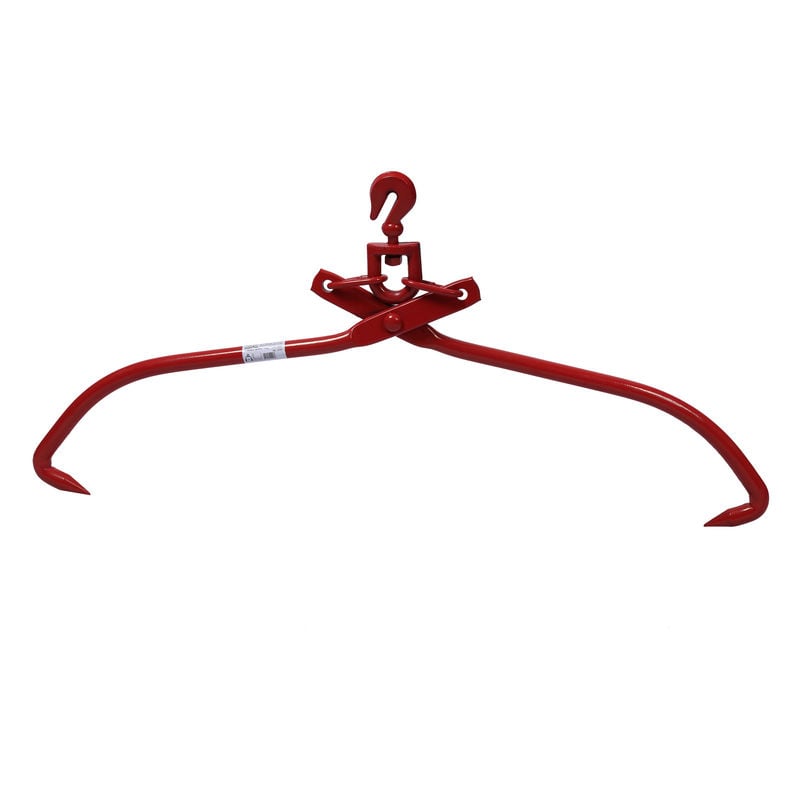 

Wiltec - Pinza para troncos de árbol 63,5cm 700kg Gancho madera Herrameinta forestal