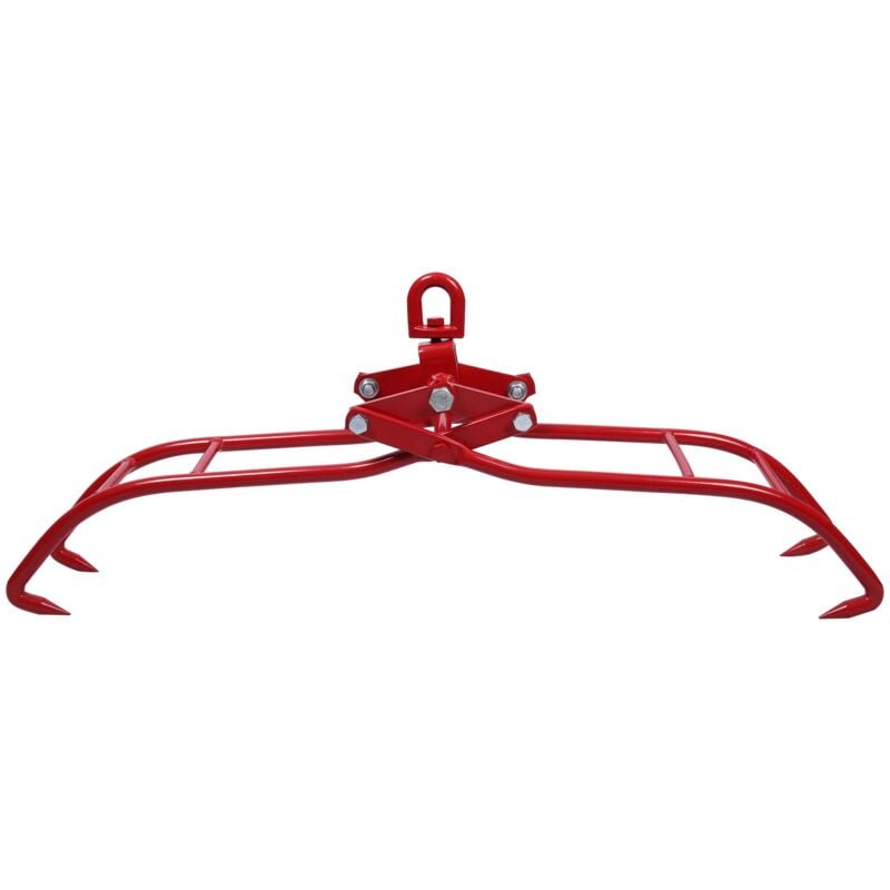 

Wiltec - Pinza para troncos de árbol Transporte 103cm 1000kg Gancho madera Herrameinta forestal