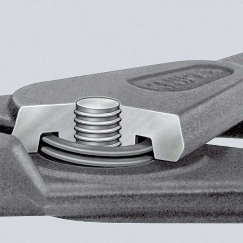 Image of Pinza per anelli di sicurezza Adatto per (Pinze per anelli) Anelli esterni 3-10 mm Forma della punta dritta Knipex 49 3
