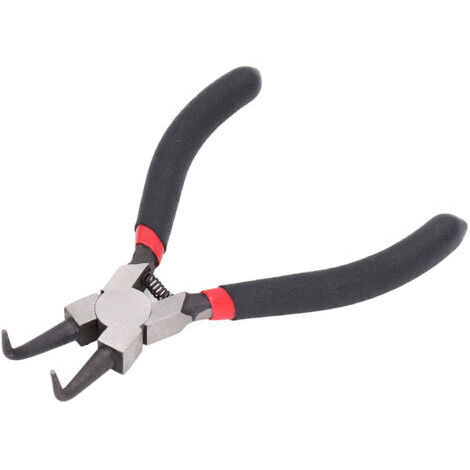 Pinza per anelli elastici con curvatura interna da 5 pollici, realizzata in acciaio al carbonio, strumento di estrazione SK-112-5A