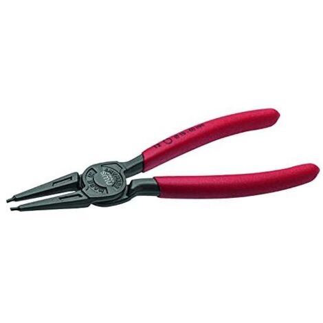 Pinza per anelli elastici NWS con ganasce dritte e acciaio al cromo-vanadio, Ø 40-100 mm
