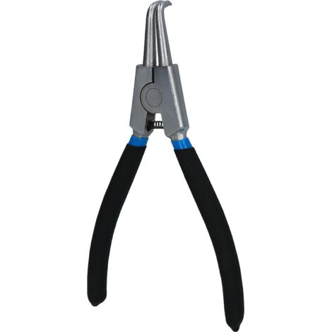Pinza per anelli Seeger per anelli di fissaggio esterni, piegata, 175 mm