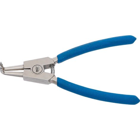 Pinza per anelli seeger  piegata  per seeger esterni  150 mm