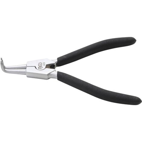 Pinza per anelli seeger  piegata  per seeger esterni  180 mm