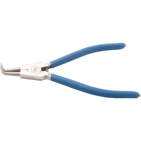 Pinza per anelli seeger  piegata  per seeger esterni  250 mm