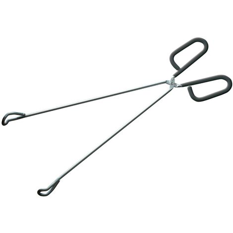 Pinza per Barbecue in Acciaio Cromato