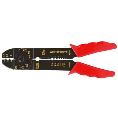 Pinza per capicorda e terminali isolati con manici in PVC