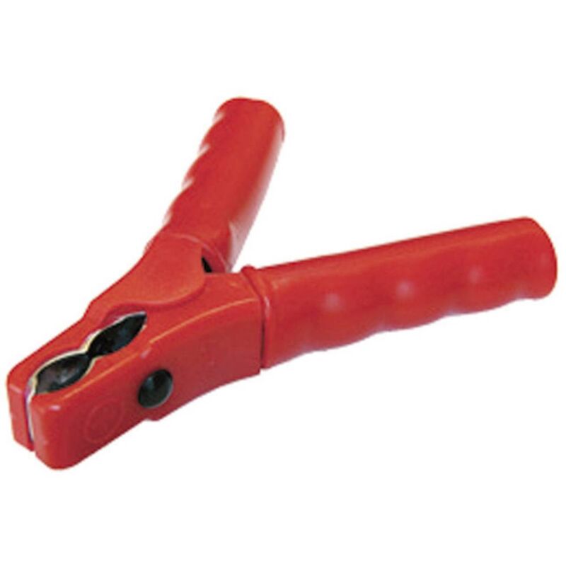 Image of Pinza per caricabatterie 80 A Collegamento a vite per capicorda mediante occhiello M4 Rosso SET® LZ80 Contenuto: 1 pz.