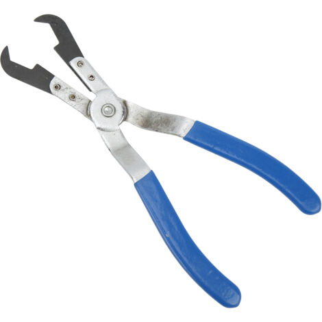 Pinza per clip per maniglia della porta Strumento per rimuovere la modanatura del parabrezza in metallo universale con offset in vinile antiscivolo