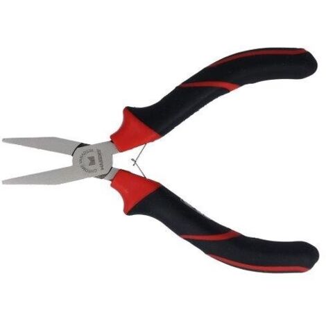 Pinza per elettronica becchi piatti dritti 125 mm