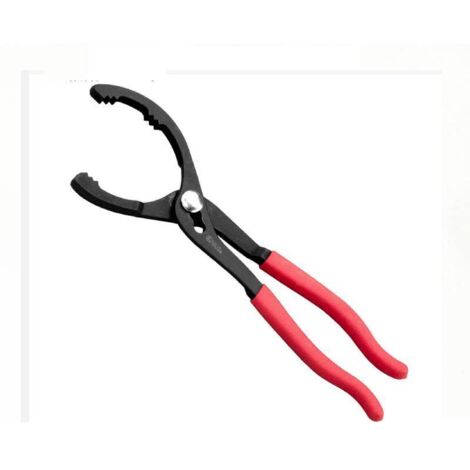 Pinza per filtro dell'olio per ganasce seghettate, chiave per filtro dell'olio regolabile da 300 mm, strumento per la rimozione del filtro dell'olio