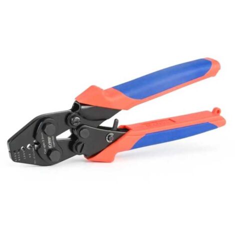 Pinza per fune con funzione di taglio per manicotti in alluminio da 0.1 mm a 2,2 mm