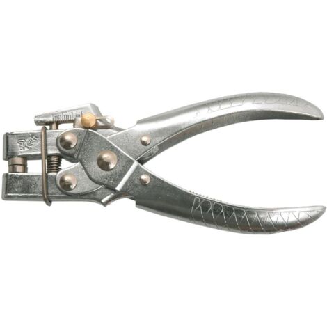 Pinza per occhielli in acciaio cromato facile utilizzo 165 mm