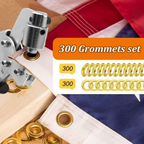 Pinza per occhielli, mini punzone manuale per occhielli, pressa manuale, pinza per occhielli, 6 mm 500 pezzi, pratica e comoda
