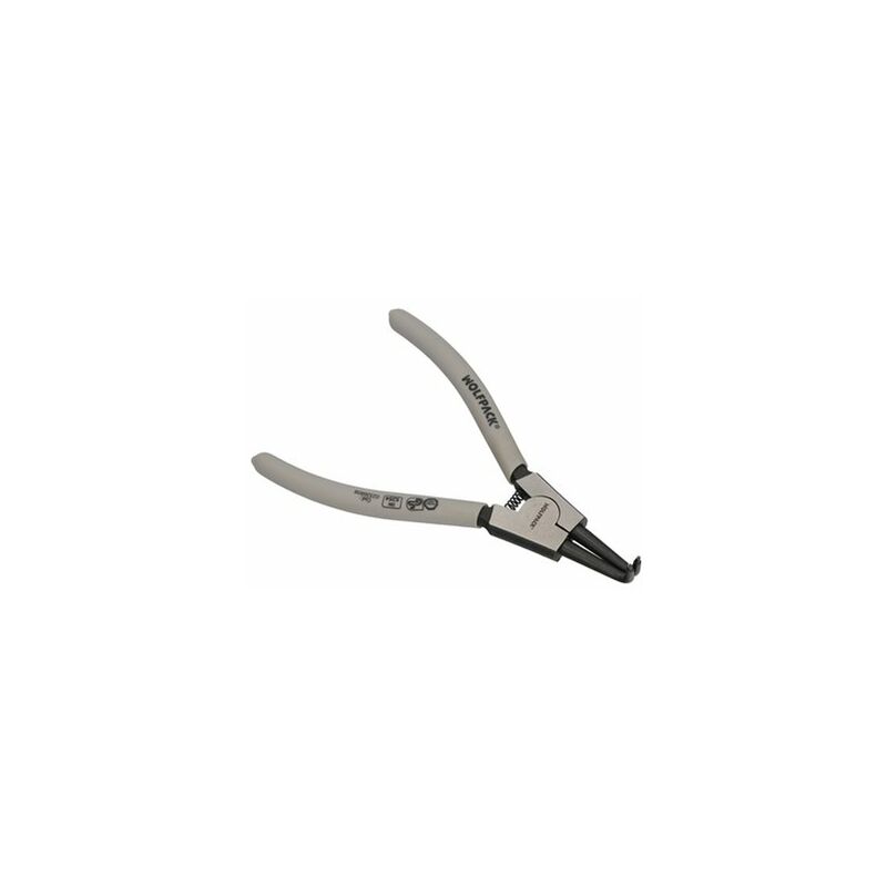 Image of Pinza per rondelle esterne curve 175 mm. Acciaio Din 5254