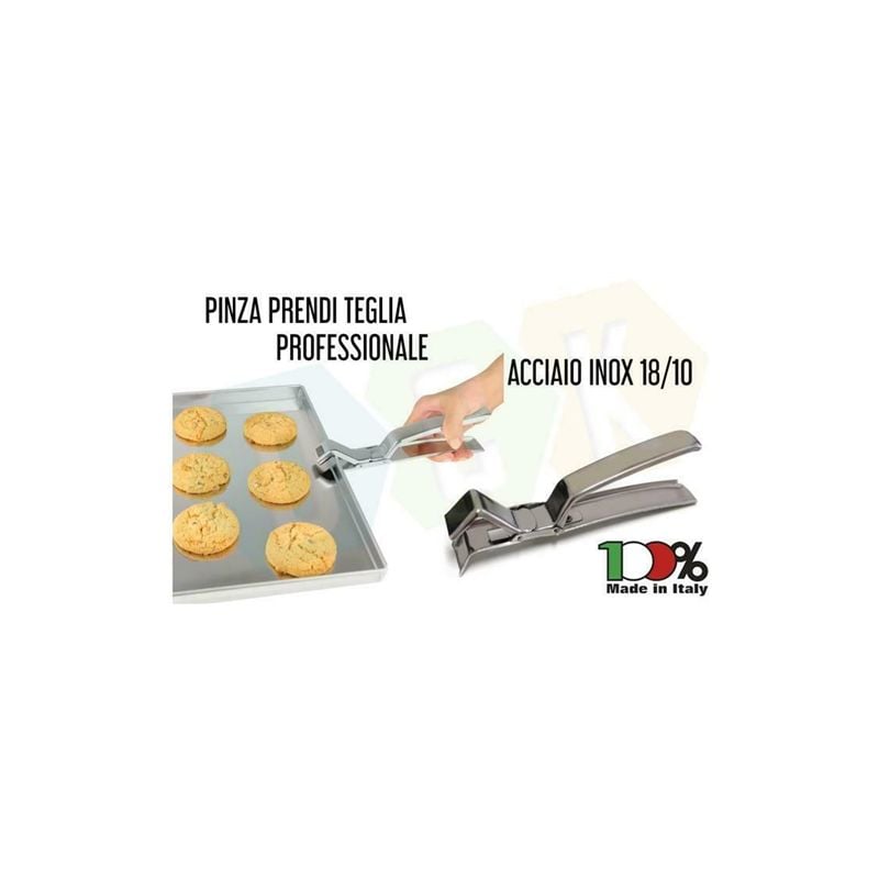 Image of Calder - Pinza Per Teglie Forno Prendi Teglia Vassoio Acciaio Inox 18/10 Professionale