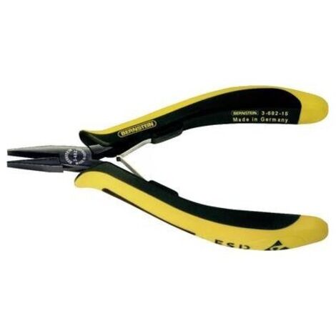 Pinza piatta Bernstein 3-682-15 bicolore dissipativa 130 mm