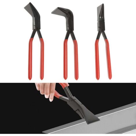 Pinza pieghevole, set di 3 pinze per lamiera, include 0°, 45° e 90°