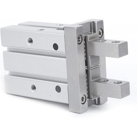 Pinza pneumatica parallela in acciaio Hyuduo Mhz2 Cilindro pneumatico a dita Pinza pneumatica a doppia azione Alta precisione Buona tenuta (cilindro Mhz2-25D)