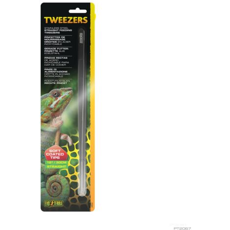 Pinza Recta para alimentación de reptiles Exo Terra