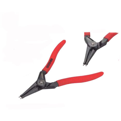 PINZA SEEGER ANELLI ELASTICI ESTERNI BECCHI DRITTI 140/155/180/220mm DOGHER, "180mm"