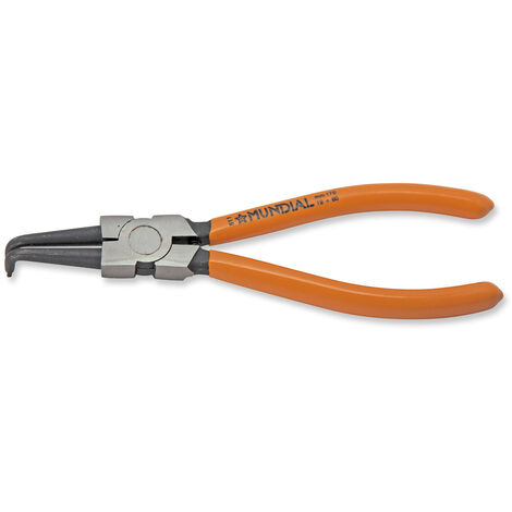 PINZA SEEGER ANELLI ELASTICI INTERNI BECCHI CURVI 130/170/210/310mm MUNDIAL, "130mm"