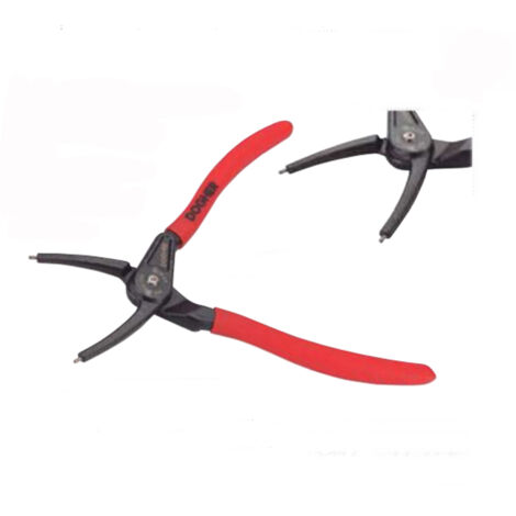 PINZA SEEGER ANELLI ELASTICI INTERNI BECCHI DRITTI 140/155/180/220mm DOGHER, "180mm"