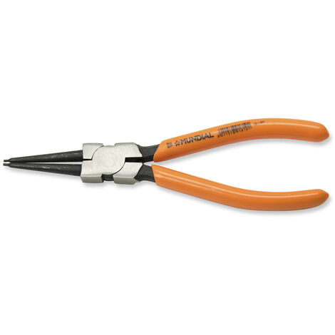 PINZA SEEGER ANELLI ELASTICI INTERNI BECCHI DRITTI 140/180/220/320mm MUNDIAL, "220mm"