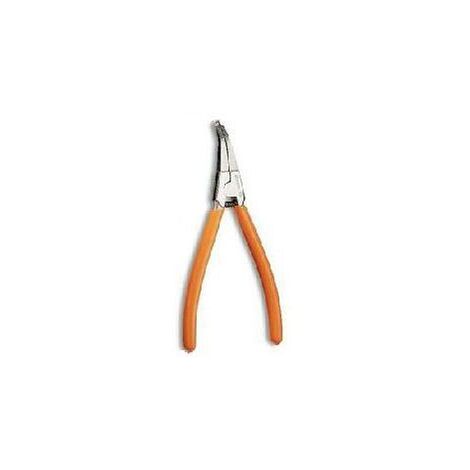 PINZA SEEGER PER ANELLI ELASTICI INTERNI PUNTA CURVA mm. 170