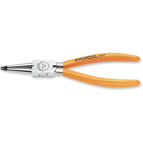 PINZA SEEGER PER ANELLI ELASTICI INTERNI PUNTA RETTA mm. 140