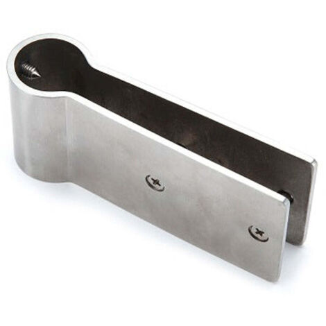 Pinza sujeción tubo 25mm acero inoxidable AISI 304 para cabinas sanitarias