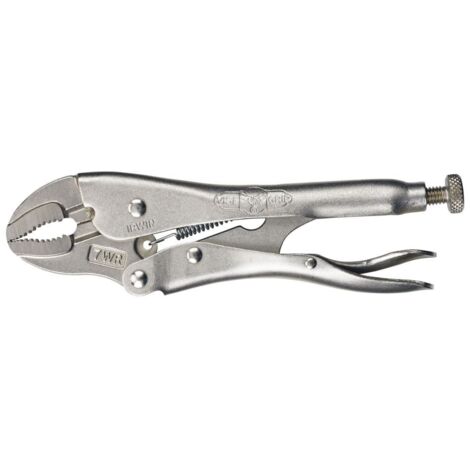 Pinza torno de puntas curvas, IRWIN, Largo : 175 mm, capacidad de fijación 38 mm