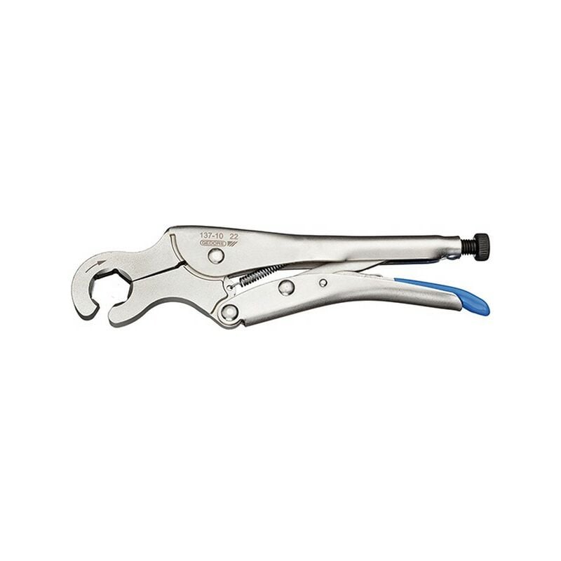 

Pinza torno, lado e/planos : 21 mm, Largo 258 mm
