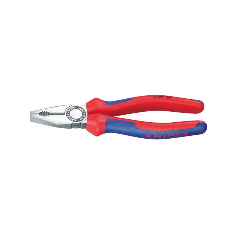 

Knipex - Pinza universal de acero especial para herramientas, cabeza pulido, Asas de tubo de plástico, Largo : 200 mm, capacidad de corte del Ø del